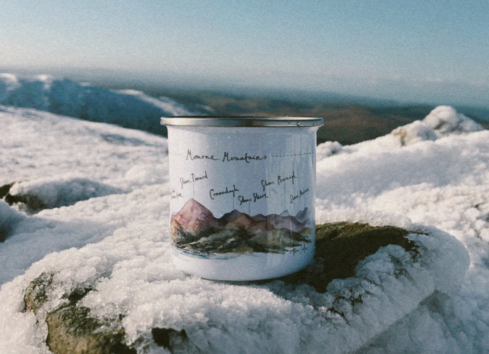 Donard Mourne Mountains Enamel Mug