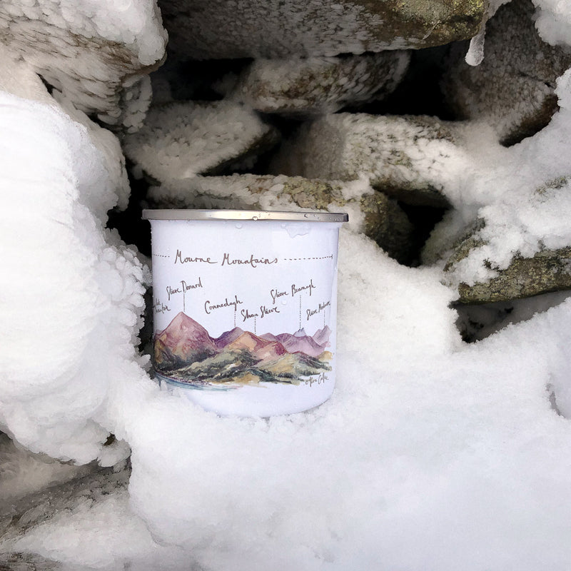 Donard Mourne Mountains Enamel Mug