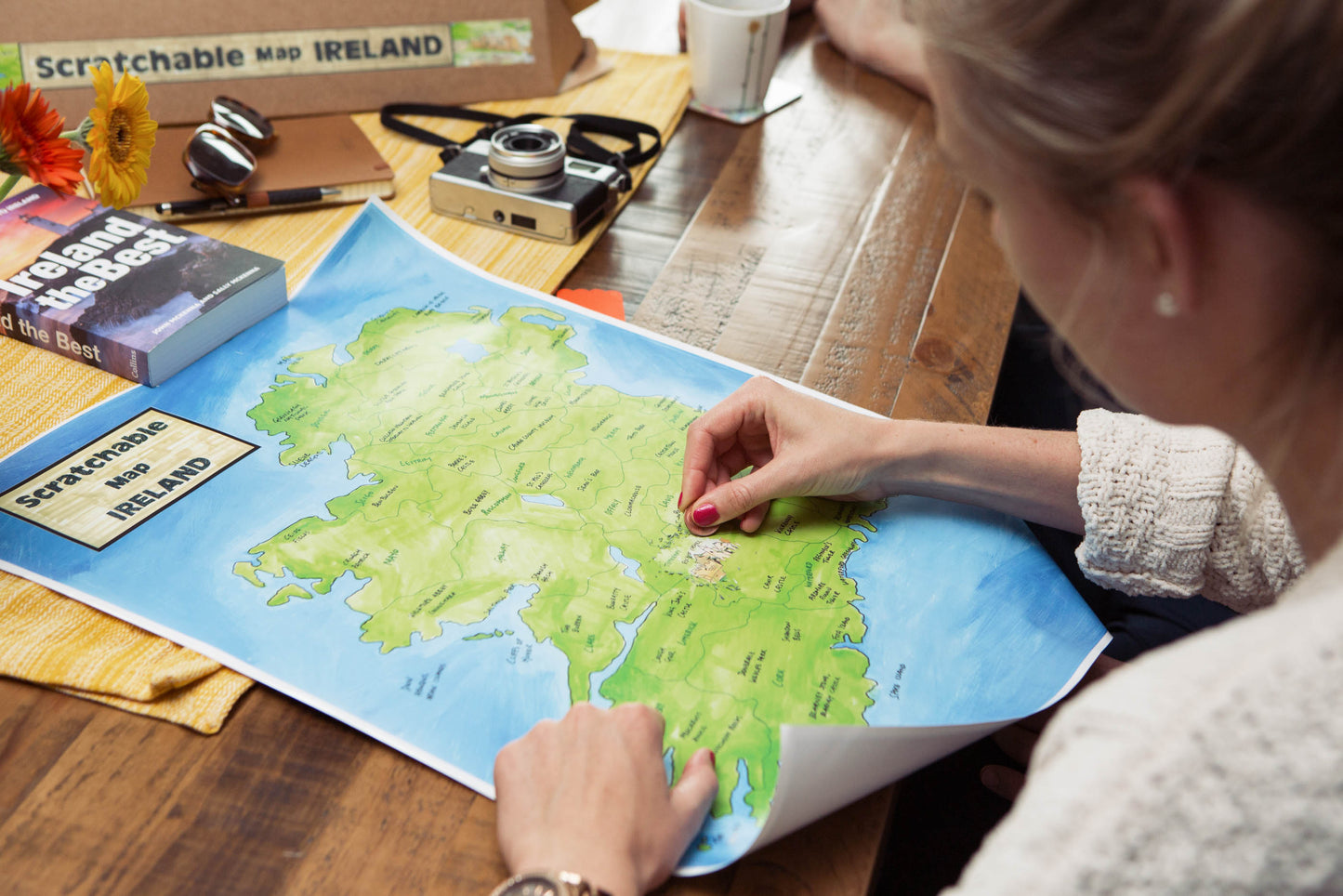 Scratchable Map Ireland