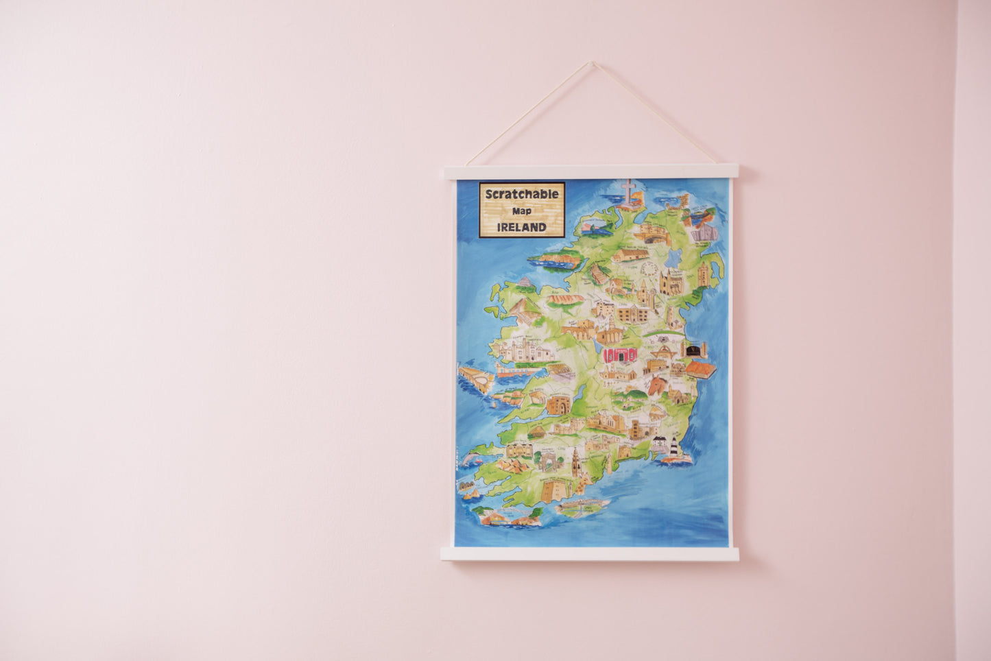 Scratchable Map Ireland