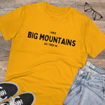 I Hike Big Mountains Organic Cotton Tee