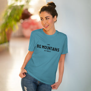 I Hike Big Mountains Organic Cotton Tee