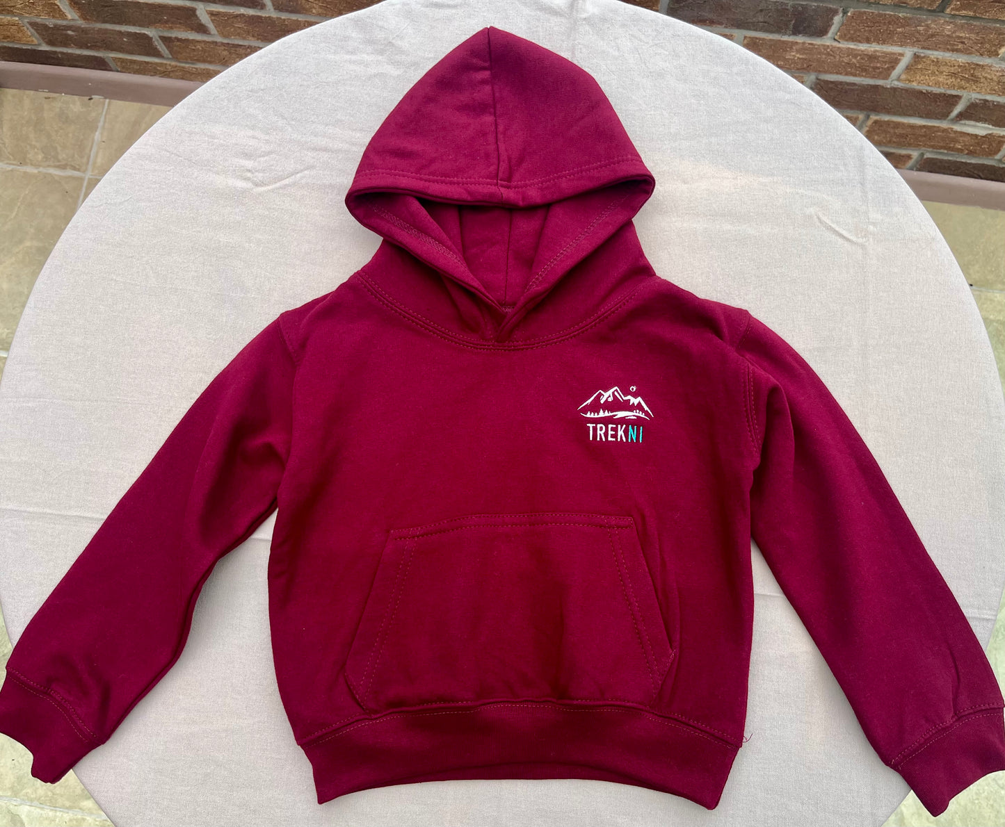 Kids Burgundy Hoodie