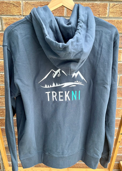 Denim Grey Zipped Sweater
