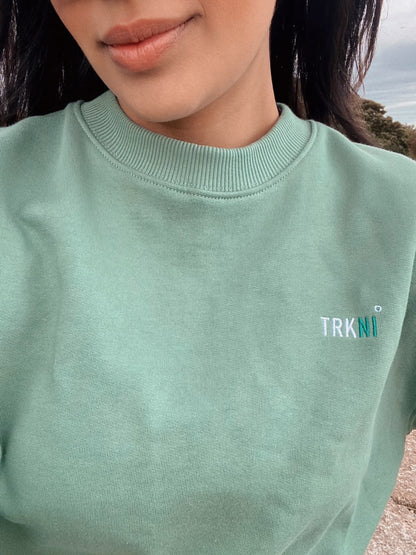 Organic Cotton Mint Green Sweater