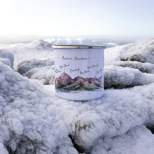 Donard Mourne Mountains Enamel Mug