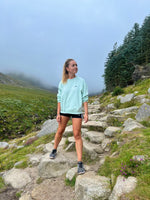 Women's Dropped Shoulder Mint Sweater