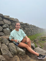 Women's Dropped Shoulder Mint Sweater