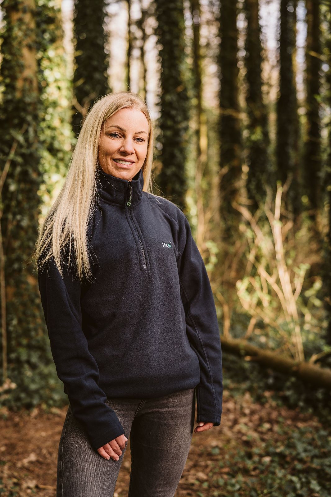 Recycled Half Zip Micro Fleece