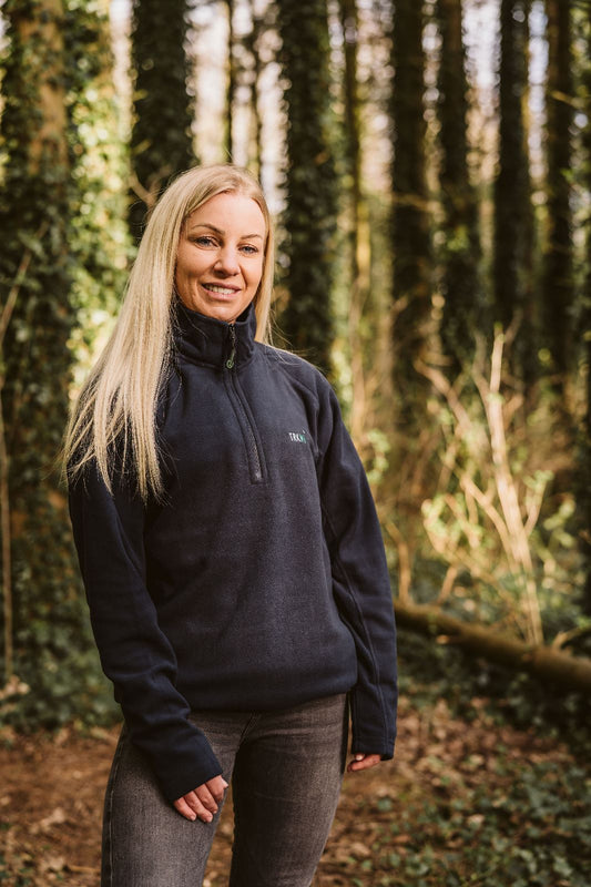 Recycled Half Zip Micro Fleece