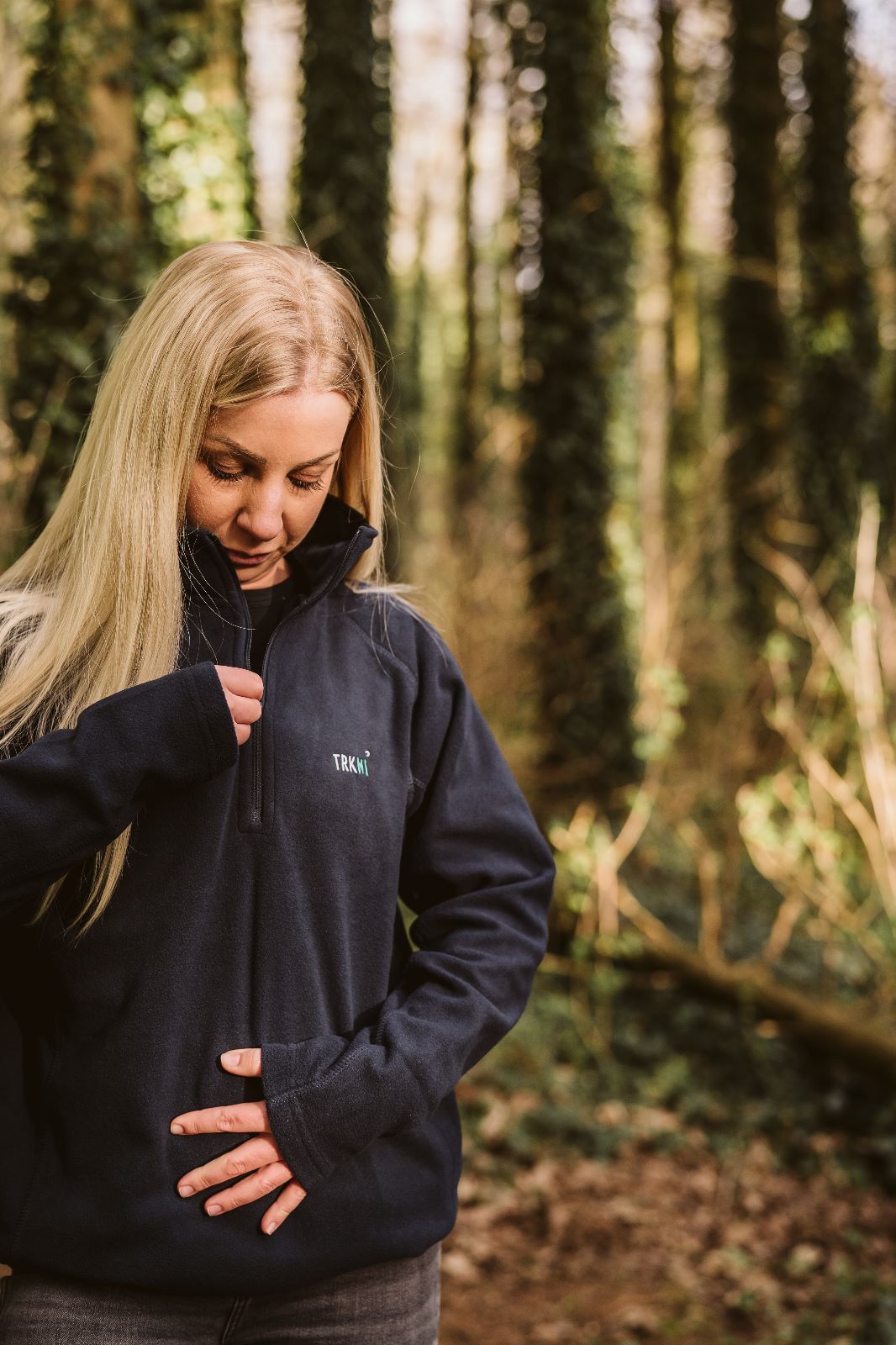 Recycled Half Zip Micro Fleece